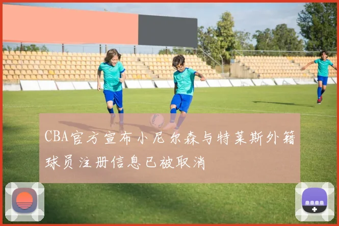 CBA官方宣布小尼尔森与特莱斯外籍球员注册信息已被取消