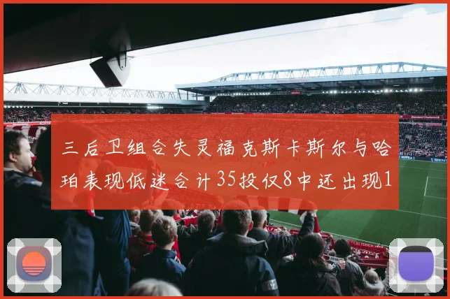 三后卫组合失灵福克斯卡斯尔与哈珀表现低迷合计35投仅8中还出现10次失误